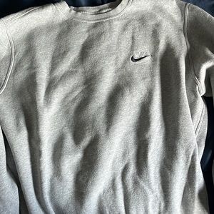 Nike Grey Hoodless Sweatshirt